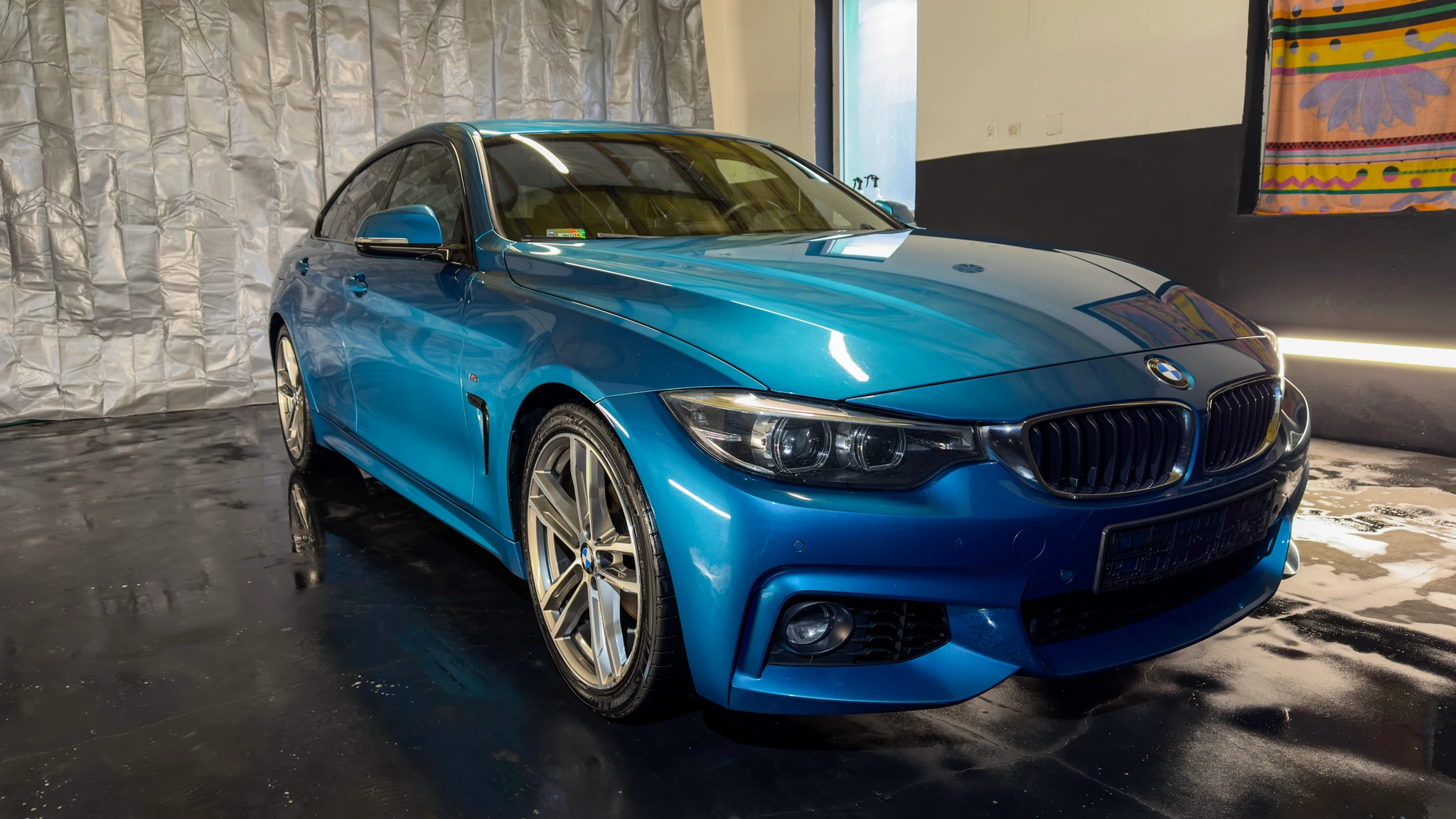 BMW 420d z 2019 roku po detailingu i zabezpieczeniu lakieru