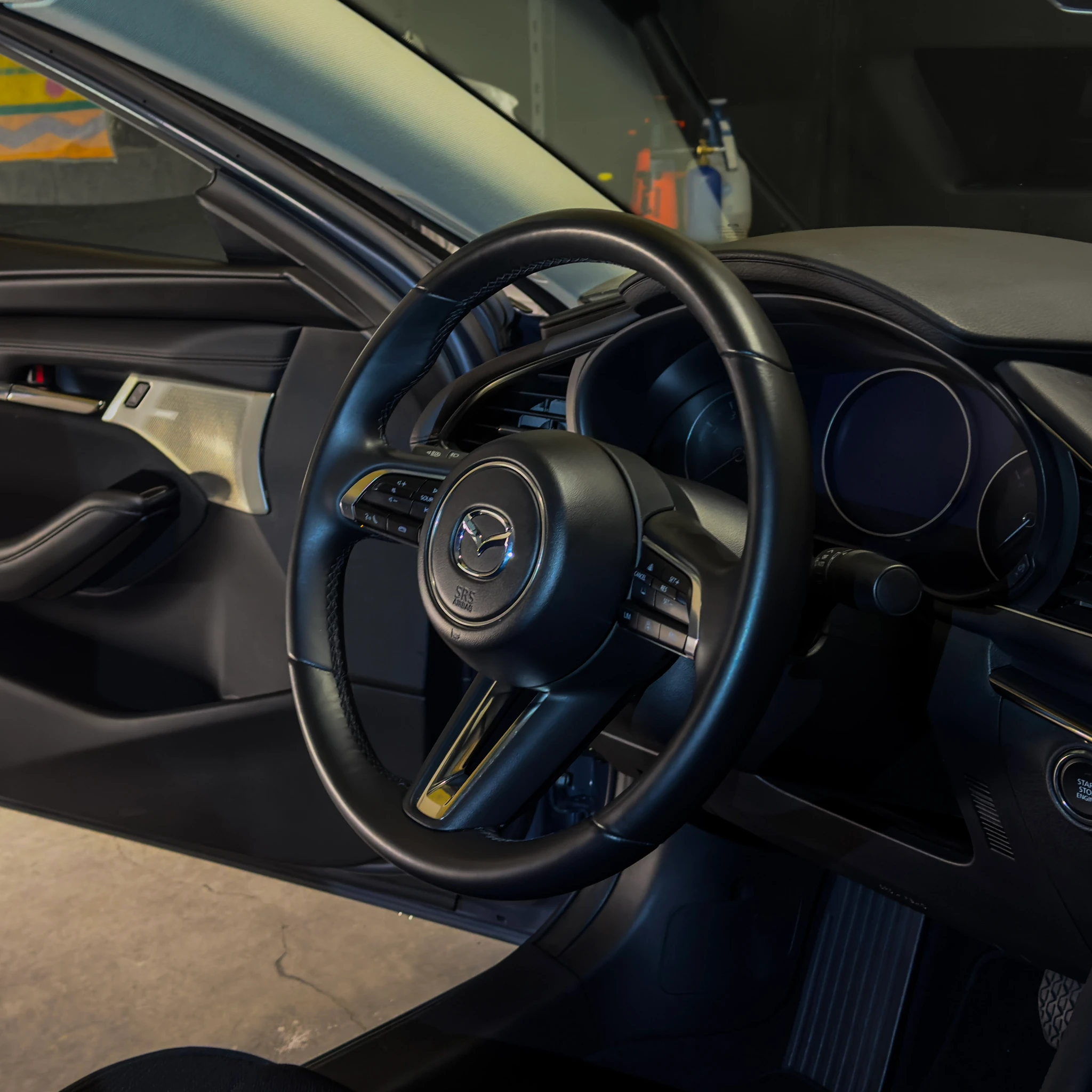 Mazda 3 z 2025 roku po aplikacji powłoki ceramicznej