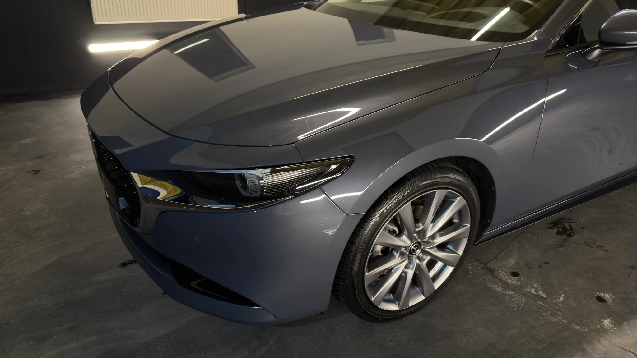 Mazda 3 z 2025 roku po detailingu i zabezpieczeniu PPF